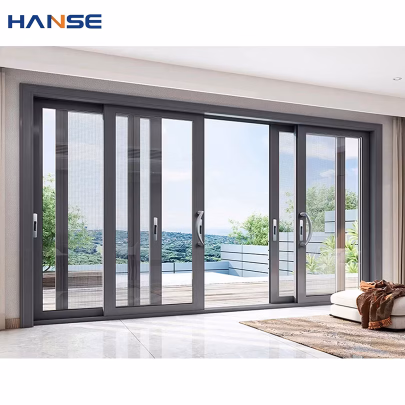 Cửa kính trượt hai lớp nhôm chất lượng cao Foshan - Lựa chọn hoàn hảo cho biệt thự hiện đại hình ảnh 14-description
