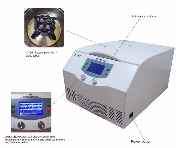 Máy ly tâm xác định độ ẩm dầu thô tốc độ thấp - Phương pháp kiểu bàn hiệu quả và tiết kiệm chi phí hình ảnh 14-description