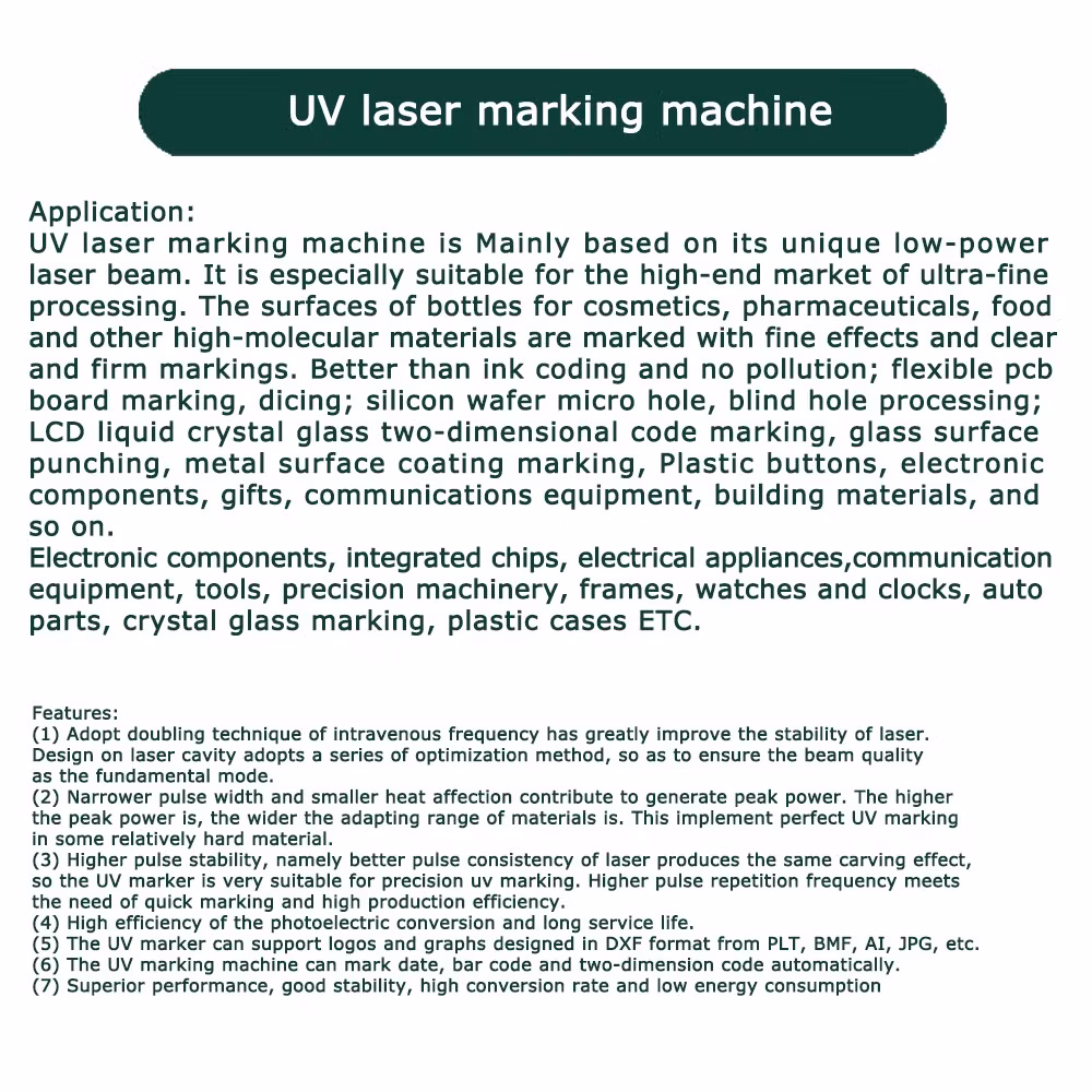Máy in laser sử dụng công nghệ tia UV cân bằng hiện đại hình ảnh 14-description