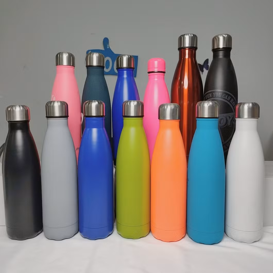 Bình giữ nhiệt hai lớp logo tùy chỉnh 500ml 750ml cách nhiệt, hình dạng cola thép không gỉ hình ảnh 15-description