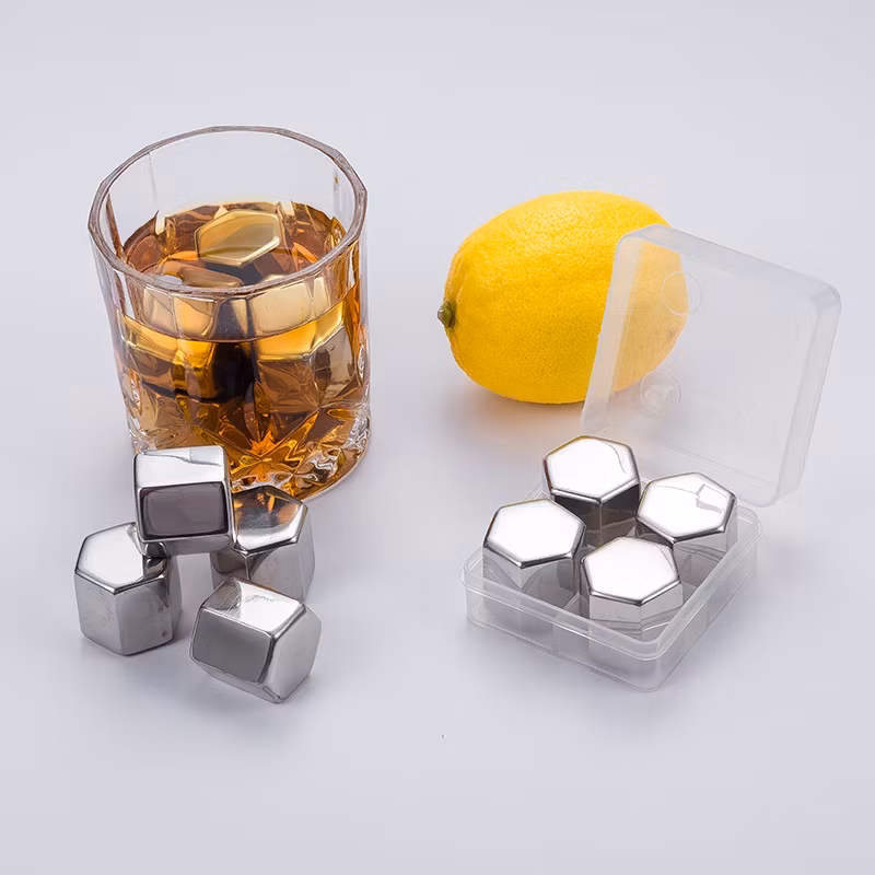 Khối đá lạnh thép không gỉ tùy chỉnh - phụ kiện trang trí quầy bar hình ảnh 15-description
