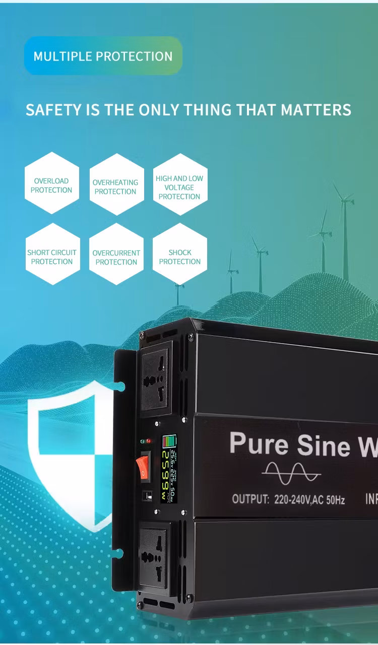 Máy phát điện di động công suất 1000W, thiết kế inverter hiệu suất cao và màn hình LCD đa năng hình ảnh 15-description