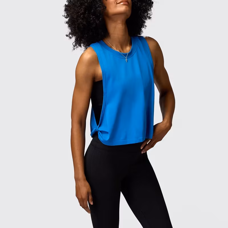 Áo Rộng Blouse Không Tay Dành Cho Nữ - Chất Liệu Thể Thao Cho Yoga, Chạy Bộ và Tập Luyện hình ảnh 15-description
