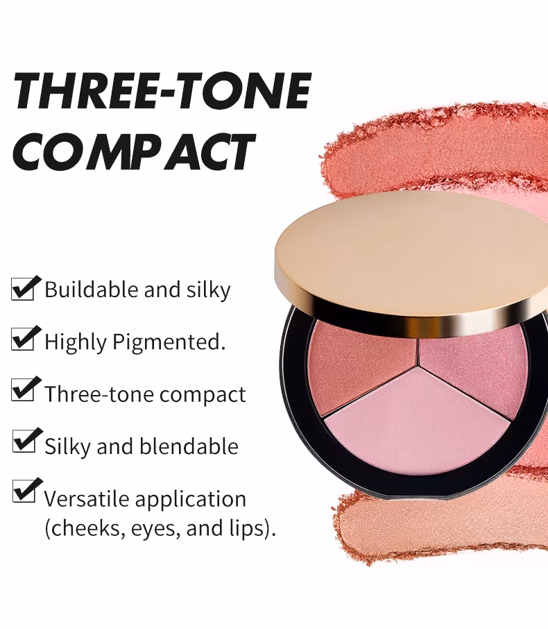 Bán buôn 3 loại phấn mắt, phấn highlight và phấn má hồng từ thương hiệu riêng hình ảnh 15-description