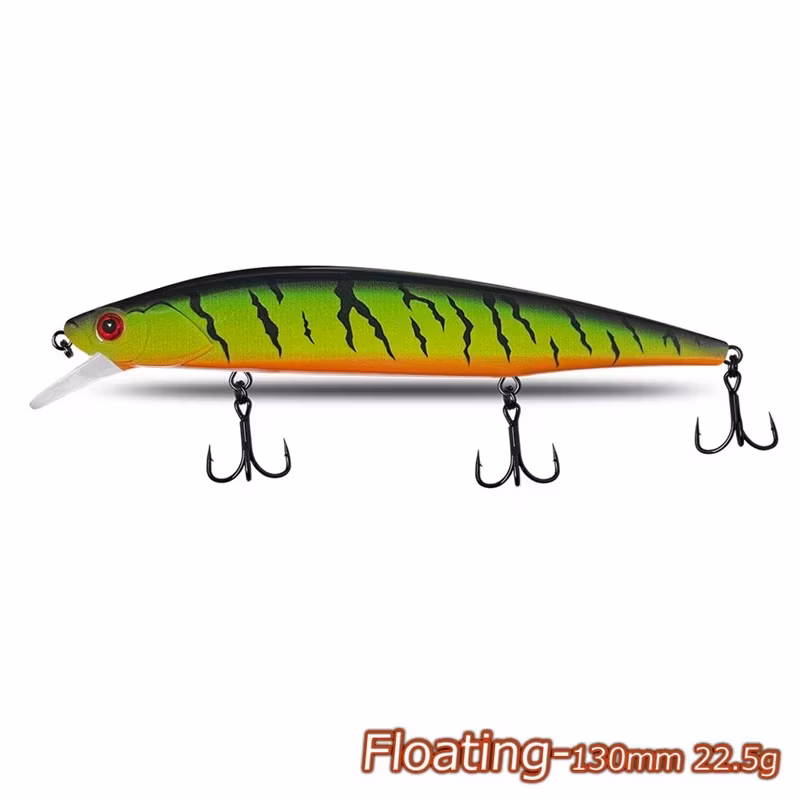 130mm/22.5g Mồi Cứng Cho Câu Cá Nổi hình ảnh 15-description