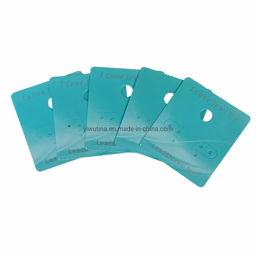 Thẻ Đeo Bông Tai Giấy Xanh Tùy Chỉnh - Lựa Chọn Phong Cách Cho Trưng Bày Trang Sức và Dây Chuyền hình ảnh 15-description