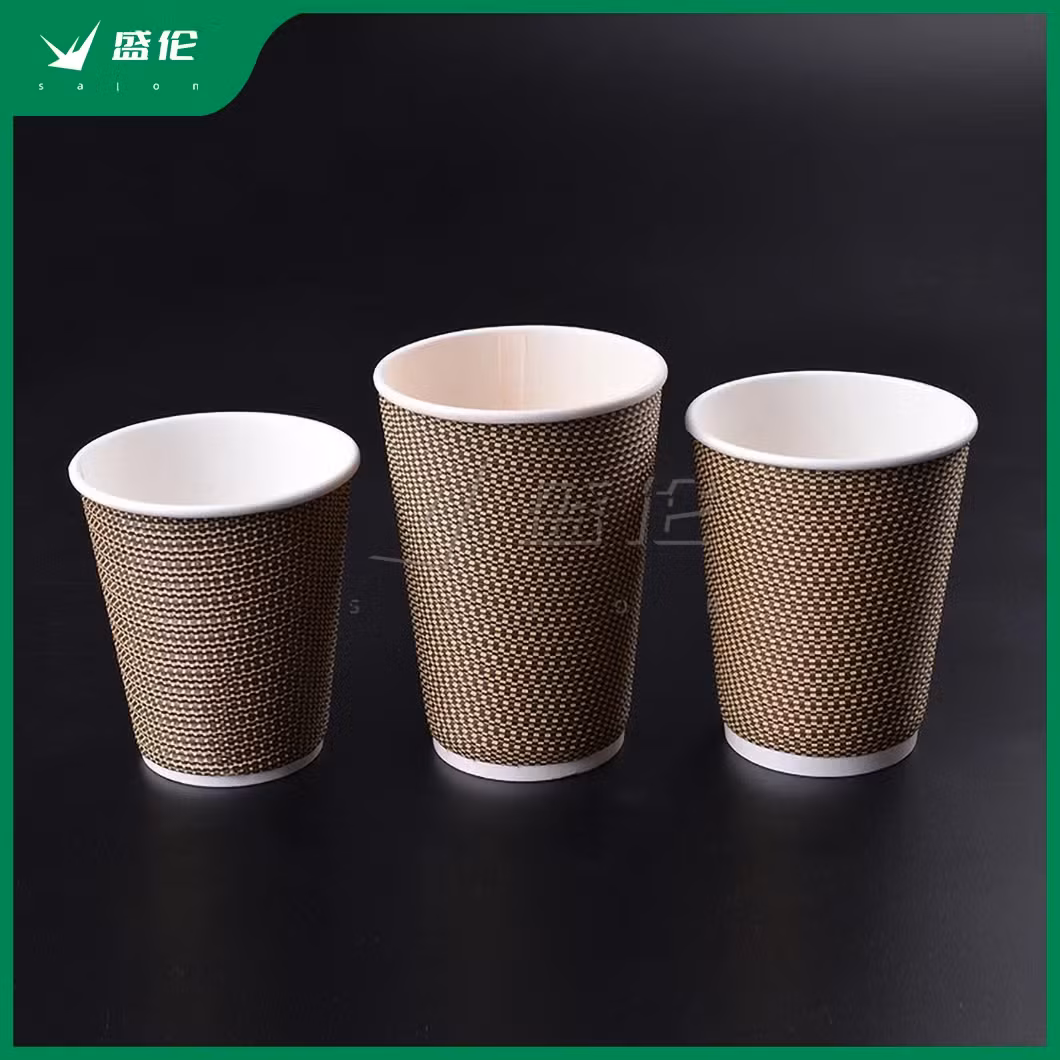 Cốc Giấy Sóng Nhà Máy Trung Quốc: Bán Buôn Các Loại Cốc Giấy Coffee Tường Gợn Sóng hình ảnh 15-description