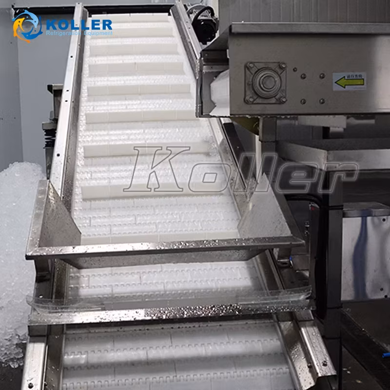 Băng tải cao su PU tự động hóa - Giải pháp công nghiệp cho nhà máy sản xuất đá viên hình khối hình ảnh 15-description