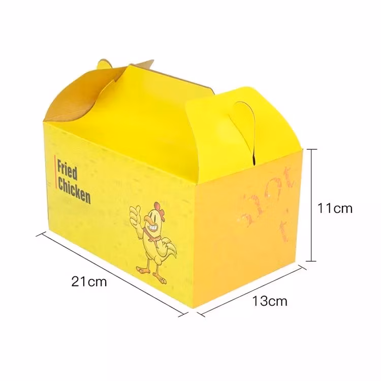 Hộp pizza in logo theo yêu cầu, thiết kế hình chữ nhật, an toàn với môi trường, hộp pizza đựng để mang về hình ảnh 15-description
