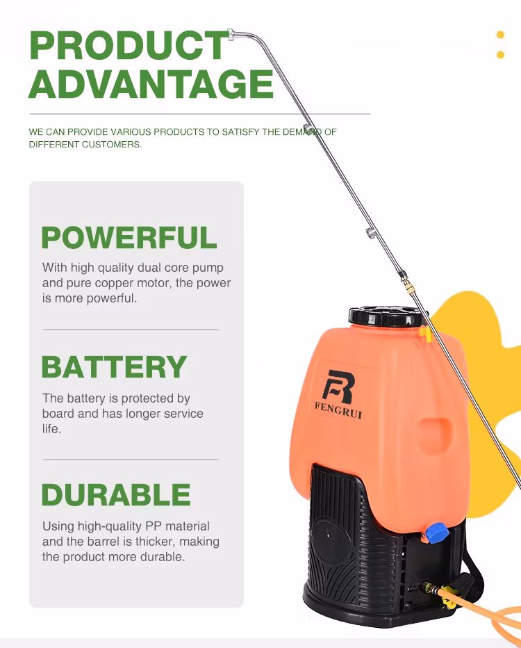 Máy phun thuốc nông nghiệp đeo vai 25L sử dụng pin - Giải pháp hiệu quả cho việc phun thuốc hình ảnh 15-description