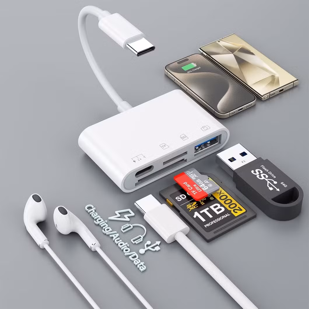 Đầu đọc thẻ nhớ SD TF bán buôn, thiết bị chuyển đổi USB Flash Drive OTG hình ảnh 15-description