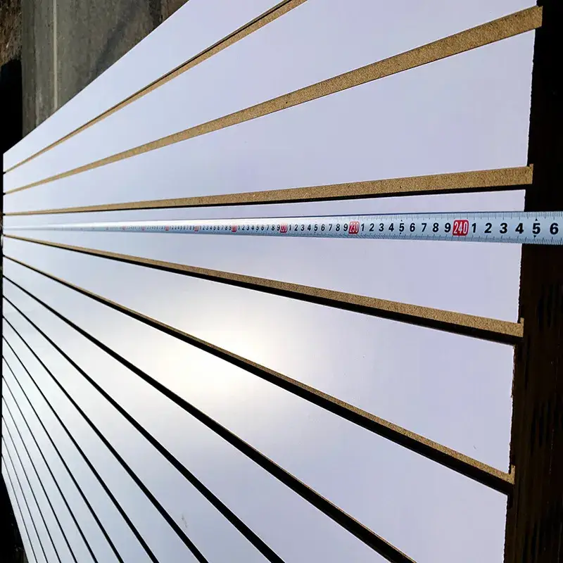 Bảng Slatwall Trang trí 15mm, 18mm, 20mm cho Trưng bày Cửa hàng hình ảnh 13-description