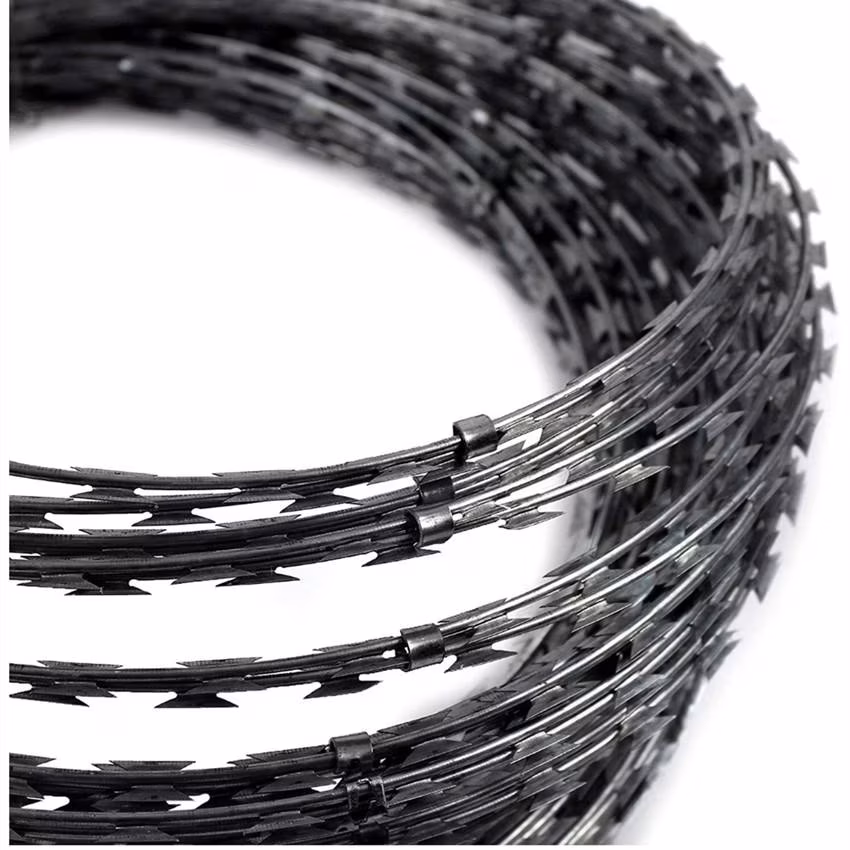 Dây kẽm gai xoắn Zhongtai Trung Quốc - Sản phẩm đường kính 300mm 450mm 730mm cho hàng rào an ninh sân trước hình ảnh 16-description