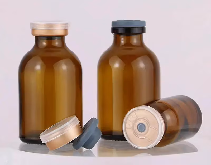 Dược phẩm 50ml trong chai thủy tinh có nắp, có sẵn 10ml, 20ml, 30ml, 100ml hình ảnh 16-description