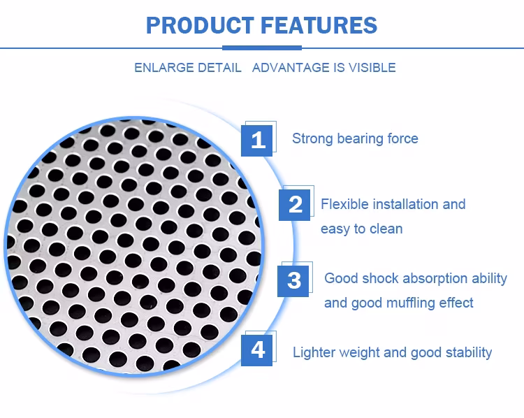 Lưới loa tròn làm từ thép không gỉ, có lỗ perforated hình ảnh 16-description