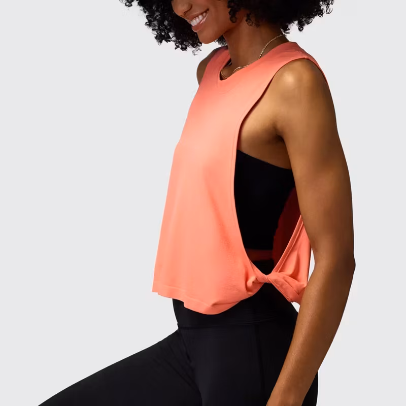 Áo Rộng Blouse Không Tay Dành Cho Nữ - Chất Liệu Thể Thao Cho Yoga, Chạy Bộ và Tập Luyện hình ảnh 16-description