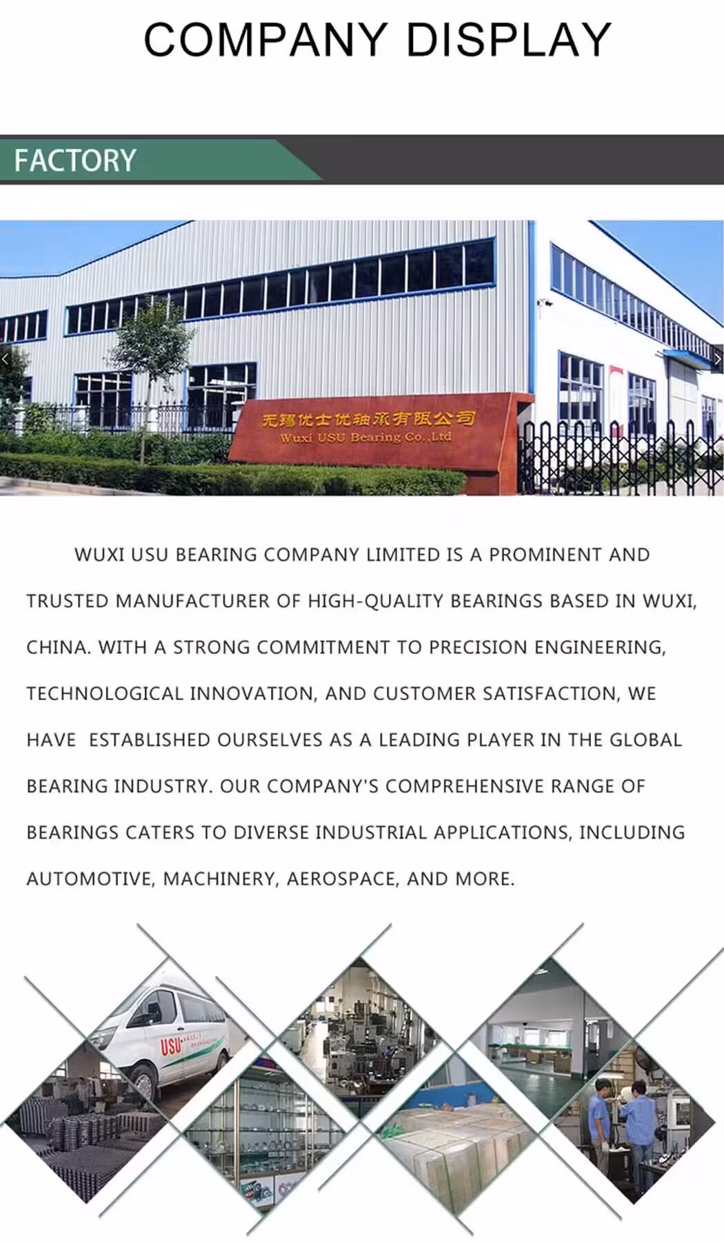 Vòng bi Trung Quốc 21304 Ca, 21305 Cc, 21306 E,... MB 21313 21314 21315 21316 21317 21318 21319cc/W33 - Sản phẩm vòng bi con lăn định hướng hình ảnh 16-description