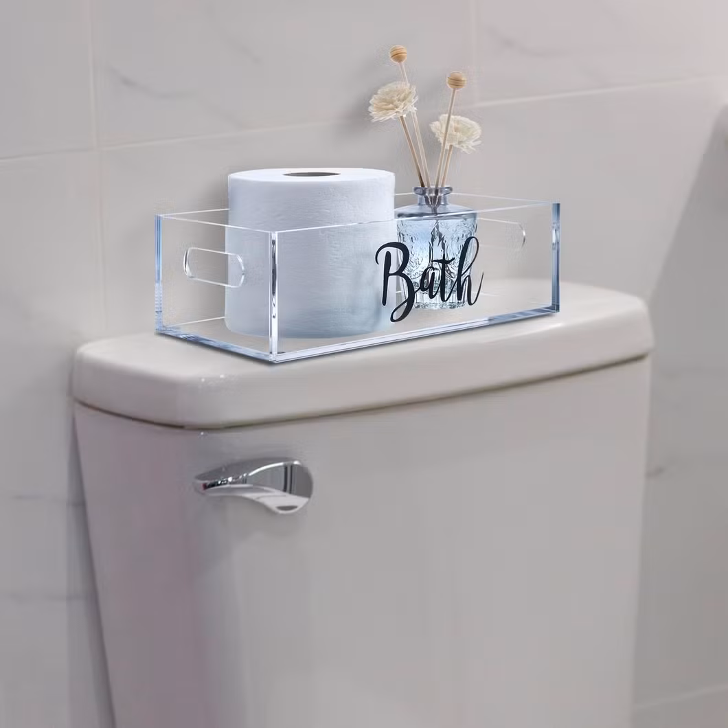 Khay đựng dụng cụ phòng tắm và đồ dùng nhà hàng bằng chất liệu Acrylic hình ảnh 16-description