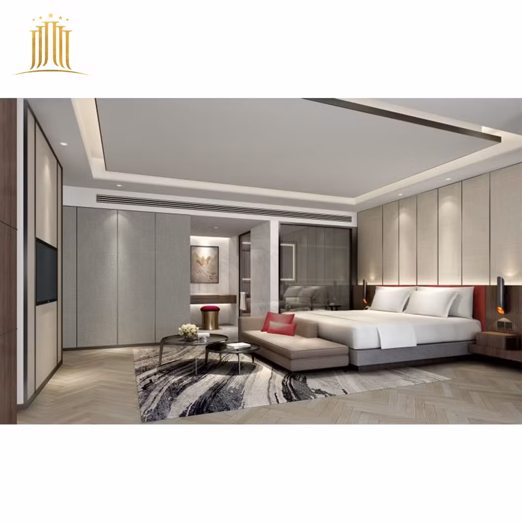 Bộ nội thất sảnh khách sạn với phong cách Nhật Bản, được làm từ gỗ rắn và có thể tùy chỉnh theo yêu cầu hình ảnh 16-description