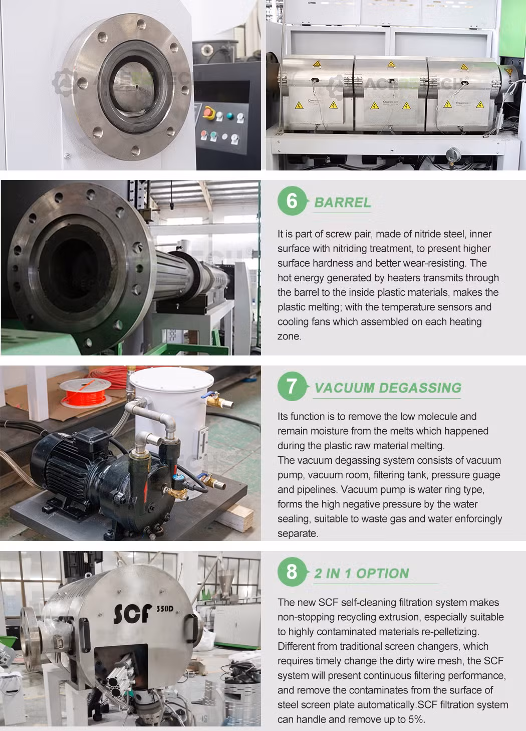 Aceretech - Đơn vị có hơn 3 thập kỷ kinh nghiệm sản xuất máy Granulator Pellet và hệ thống hút bụi Deashing hình ảnh 16-description