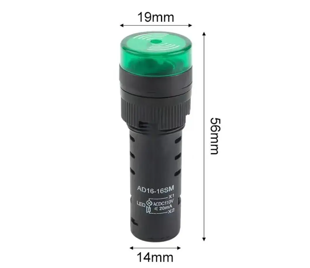 Chuông kim loại quang âm công nghiệp 24V - 16mm/19mm/22mm: Chất lượng đỉnh cao hình ảnh 18-description
