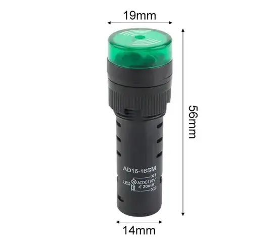 Chuông kim loại quang âm công nghiệp 24V - 16mm/19mm/22mm: Chất lượng đỉnh cao