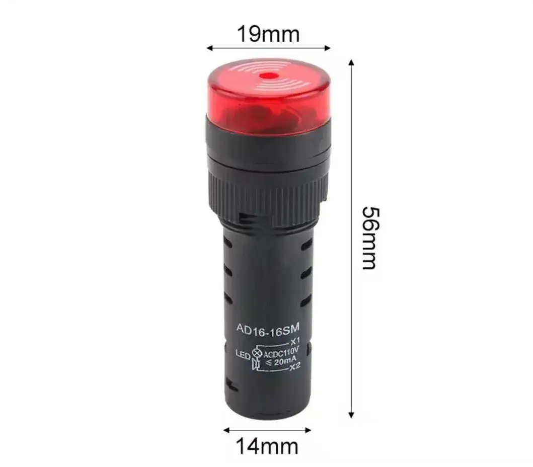 Chuông kim loại quang âm công nghiệp 24V - 16mm/19mm/22mm: Chất lượng đỉnh cao hình ảnh 17-description