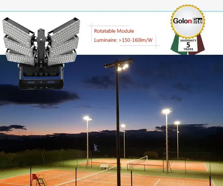 Bộ điều khiển Meanwell SMD5050 1000W - Hiệu suất chiếu sáng ngoại thất sân vận động lên đến 170lm/W hình ảnh 25-description