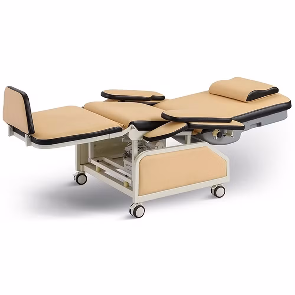 Ghế điện cho bệnh nhân, ghế lọc máu, nội thất bệnh viện - Sự thoải mái và an toàn cho bệnh nhân hình ảnh 17-description
