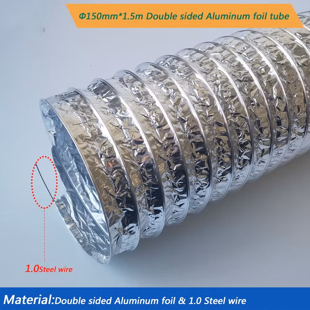 Ống linh hoạt thông gió cho thiết bị máy sấy quần áo PVC HAVC hình ảnh 17-description