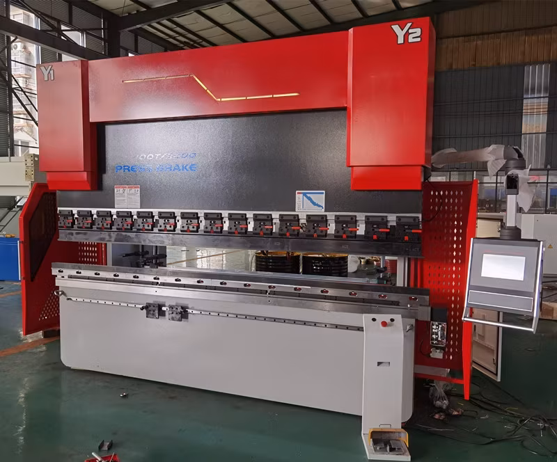 Máy uốn thủy lực chất lượng cao, công suất 100 tấn, chiều dài uốn 3200mm hình ảnh 17-description
