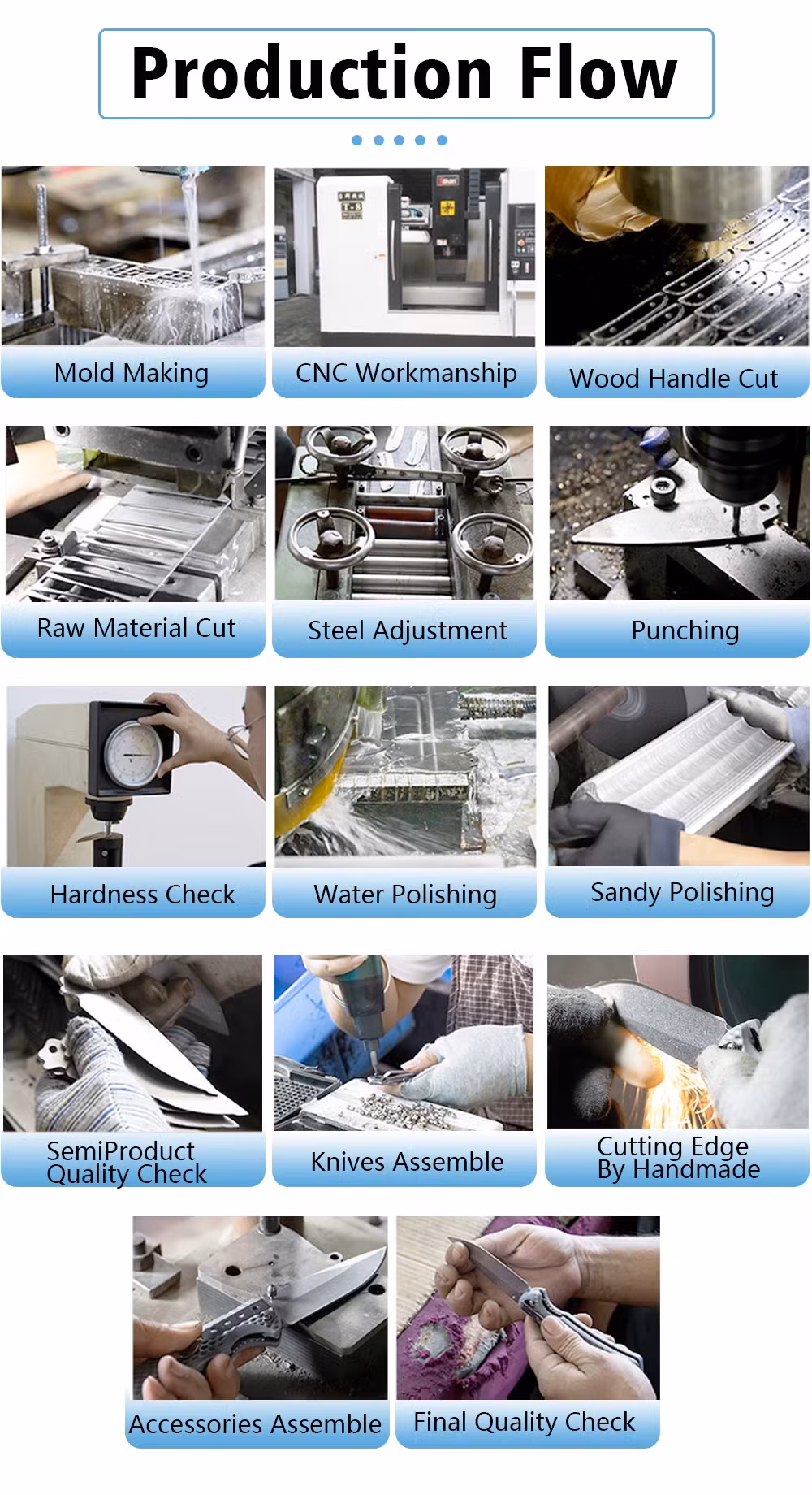 Dao bỏ túi chiến thuật bằng gỗ không gỉ Hip-Home - Sự lựa chọn hoàn hảo cho công việc ngoài trời hình ảnh 17-description