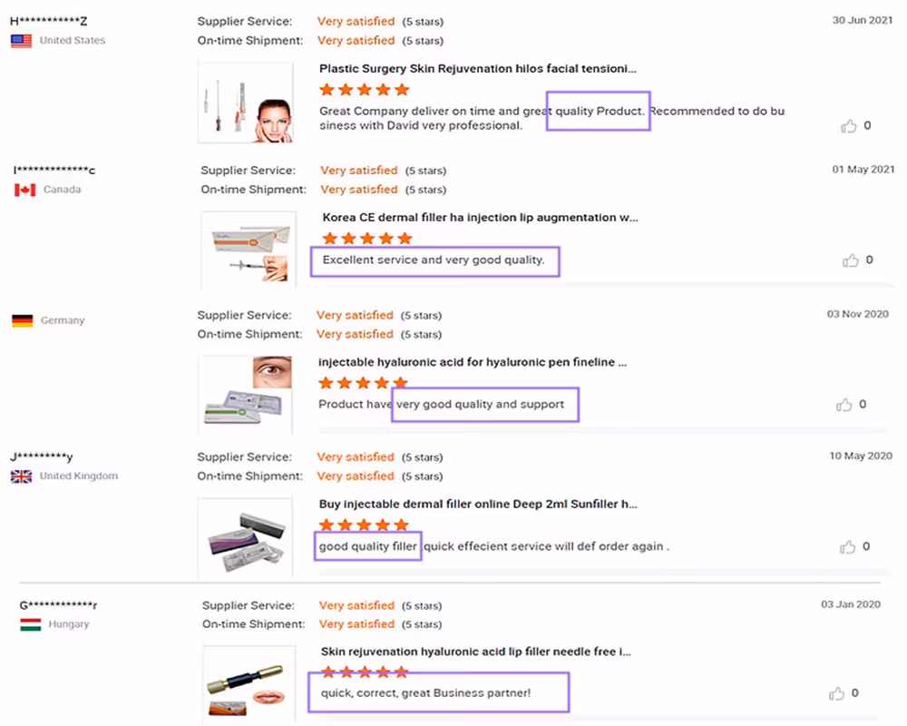 CE 1ml - Chất làm đầy tiêm liên kết chéo Axit Hyaluronic cho bút Hyaluronic tại đây hình ảnh 17-description
