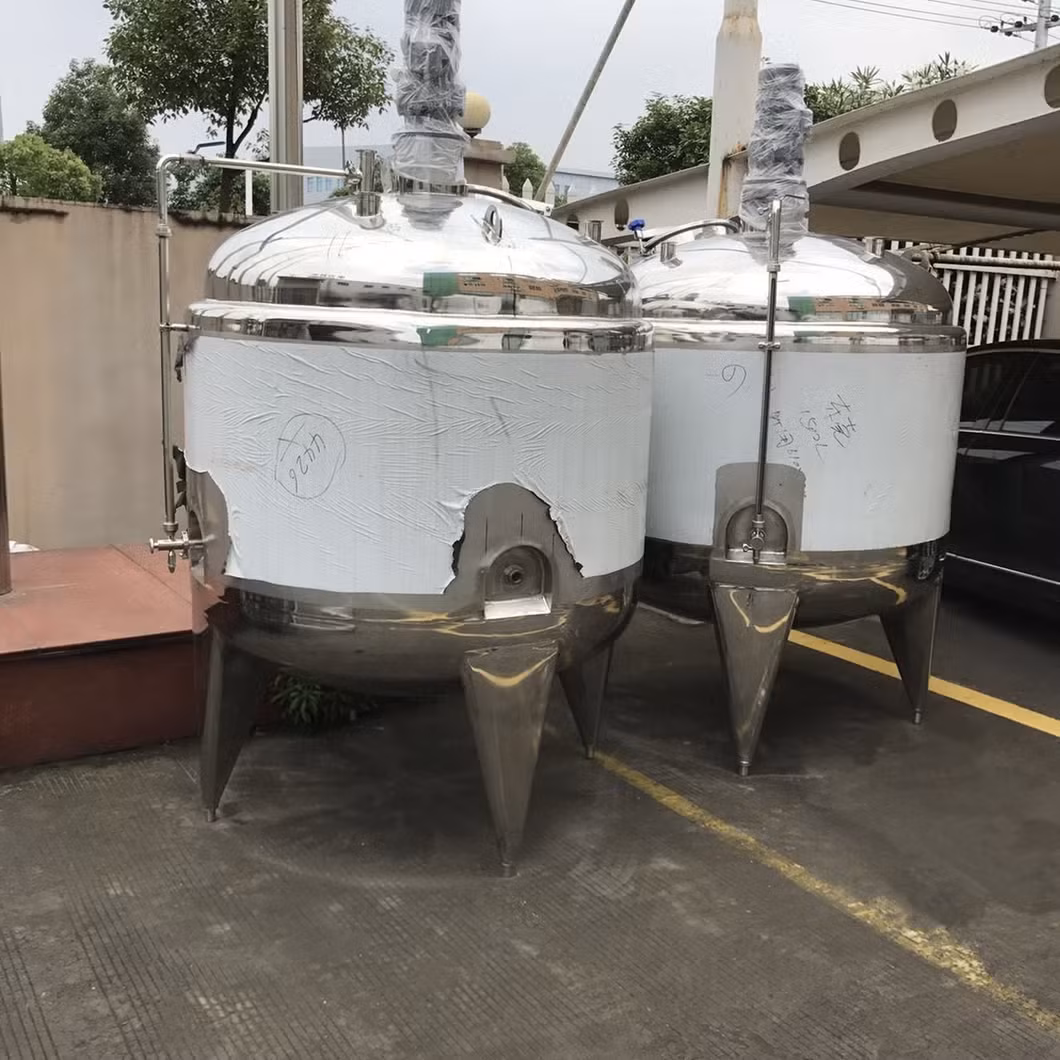 Bể lên men bằng vật liệu không gỉ, có khả năng gia nhiệt, khuấy trộn, làm mát và đựng chất lỏng hình ảnh 17-description