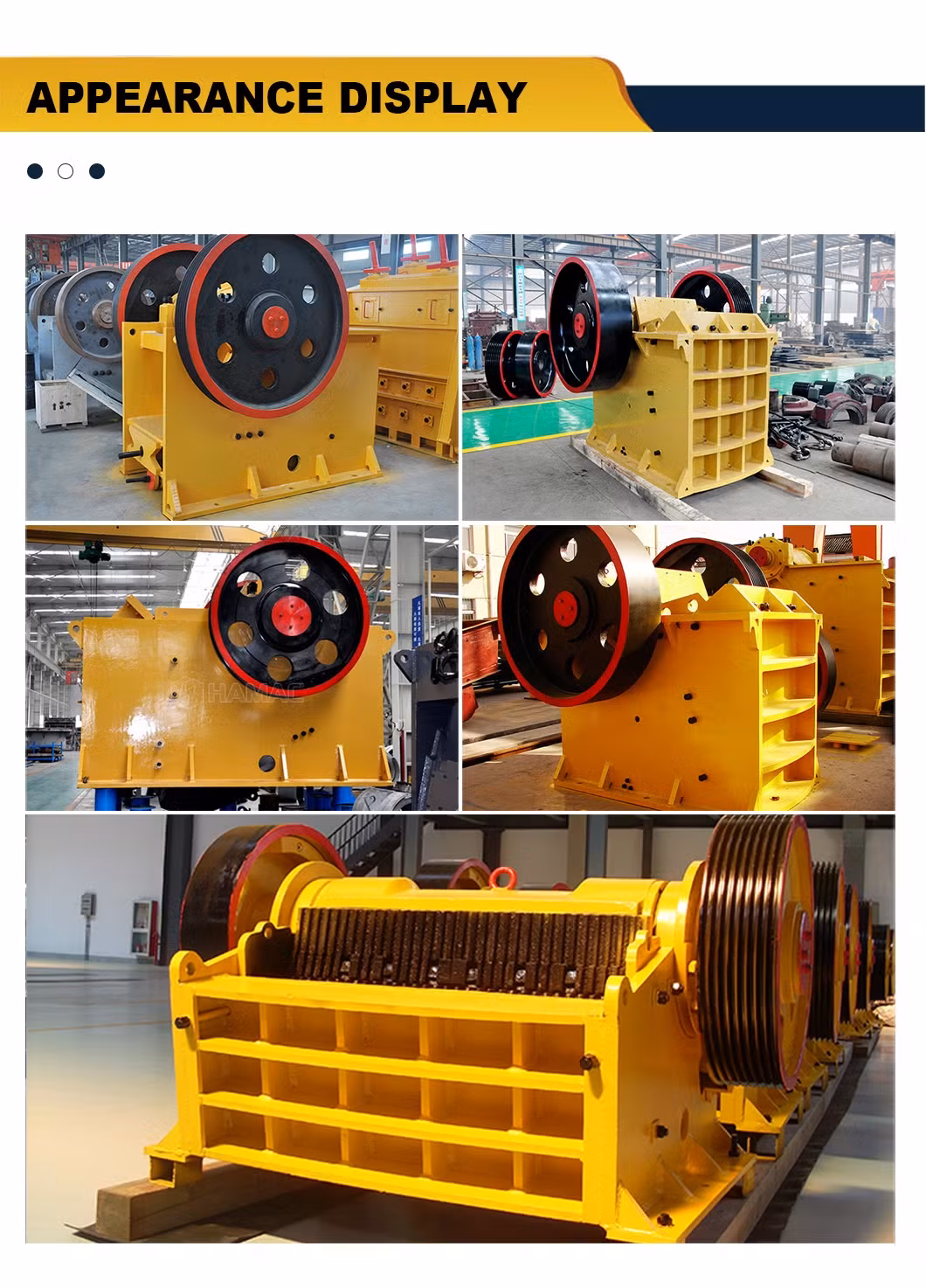 Búa tác động, máy nghiền hàm, đá, đá vôi, và sức chịu nén 250 MPa cho công việc xây dựng và khai thác mỏ hình ảnh 17-description
