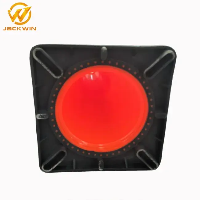 Côn giao thông PVC an toàn 18 28 36 mềm dẻo với đế cao su màu đen hình ảnh 16-description