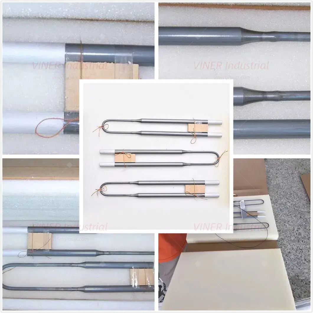 Bộ phận gia nhiệt 1800c Hình U Mosi2 cho lò nung nhiệt độ cao - Sự lựa chọn tối ưu hình ảnh 12-description