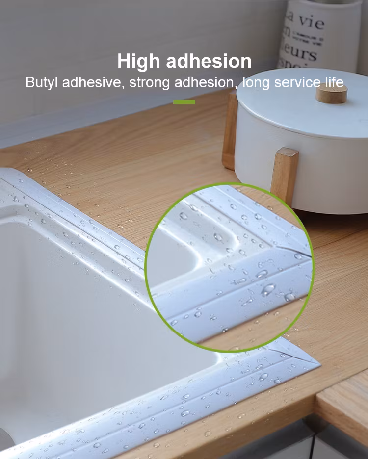 Băng keo dán linh hoạt 1/2 rộng phạm vi sử dụng trát keo cho bồn tắm, chậu rửa, mặt bàn và sàn nhà hình ảnh 18-description