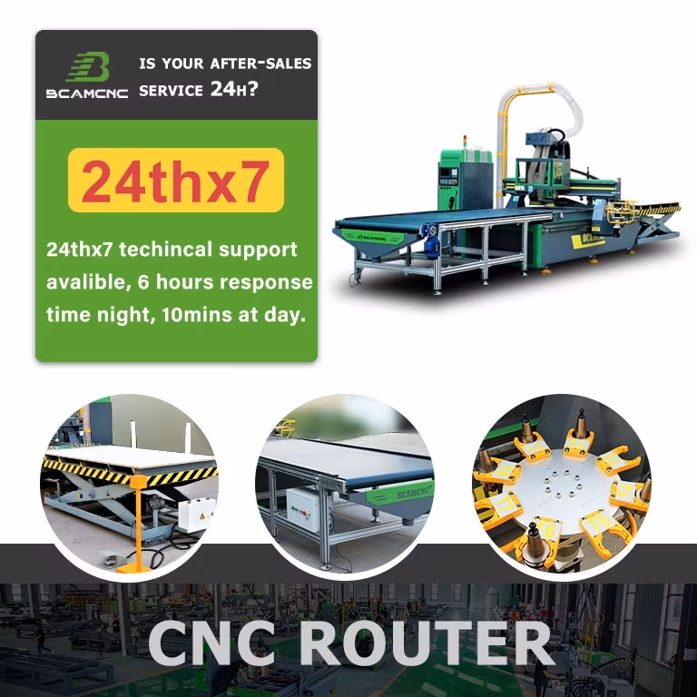 Máy phay CNC trục 5 cho gỗ và bọt - Bcm1325 3D với tính năng trục xoay hình ảnh 18-description