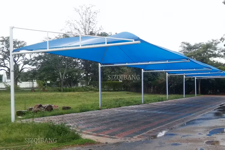 Vải che nắng màu xanh: Sản phẩm chất lượng bảo vệ UV cho bãi đỗ xe, nhựa polyethylene, vườn thủy canh và việc trồng cây hình ảnh 18-description