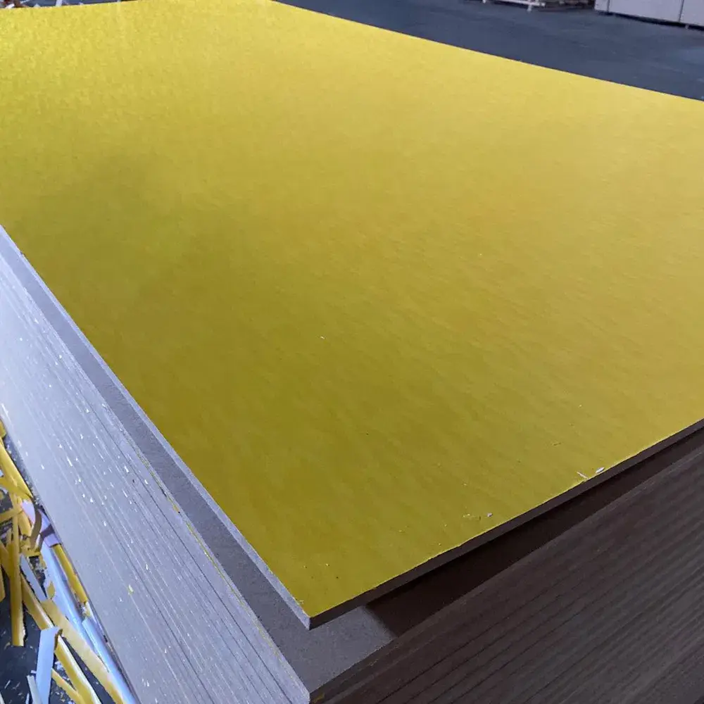 Bảng MDF Melamine Gỗ Chipboard 18mm Tráng Bóng Trắng UV, Phù Hợp Cho Trang Trí Nội Thất