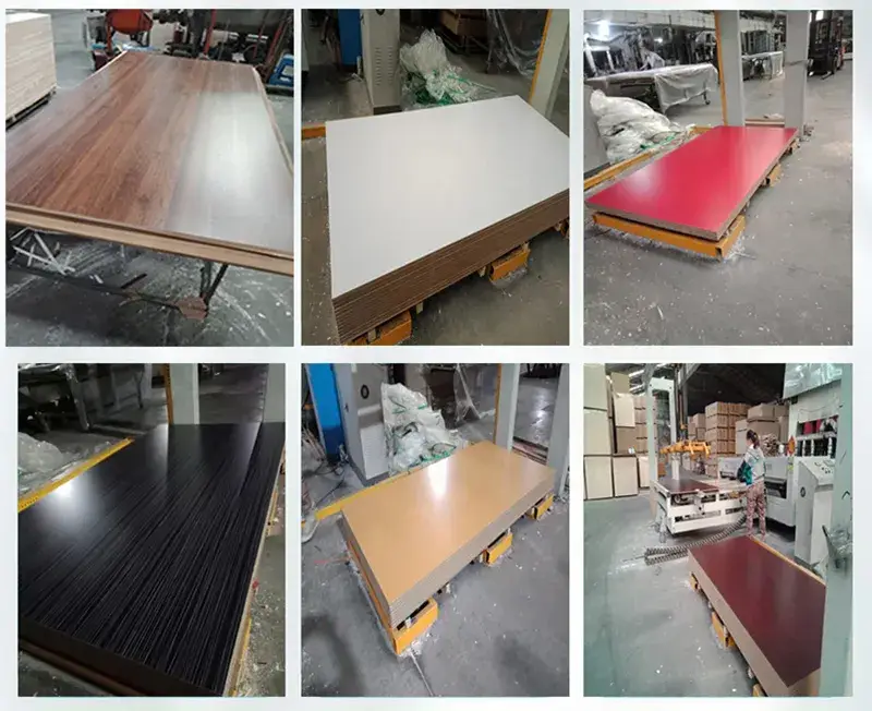 Bảng MDF Melamine Gỗ Chipboard 18mm Tráng Bóng Trắng UV, Phù Hợp Cho Trang Trí Nội Thất hình ảnh 15-description