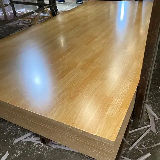 Bảng MDF Melamine Gỗ Chipboard 18mm Tráng Bóng Trắng UV, Phù Hợp Cho Trang Trí Nội Thất