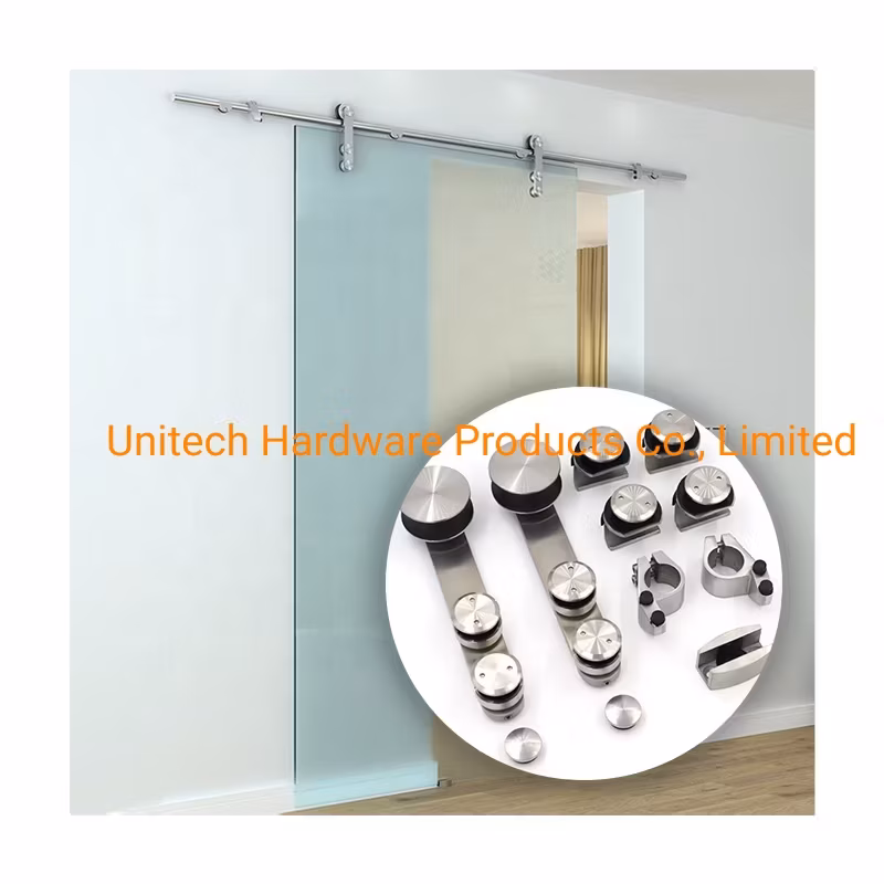Bộ bánh xe trượt cửa kính làm từ thép không gỉ và phụ kiện đi kèm cho cửa kính hình ảnh 19-description