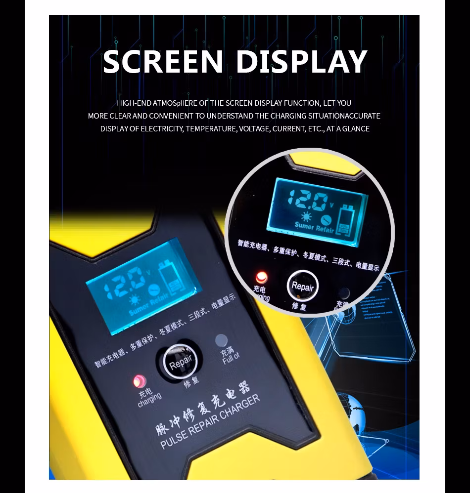 Ai cũng muốn có Sạc ô tô thông minh Beiqiang với màn hình LCD 12V6a hình ảnh 19-description