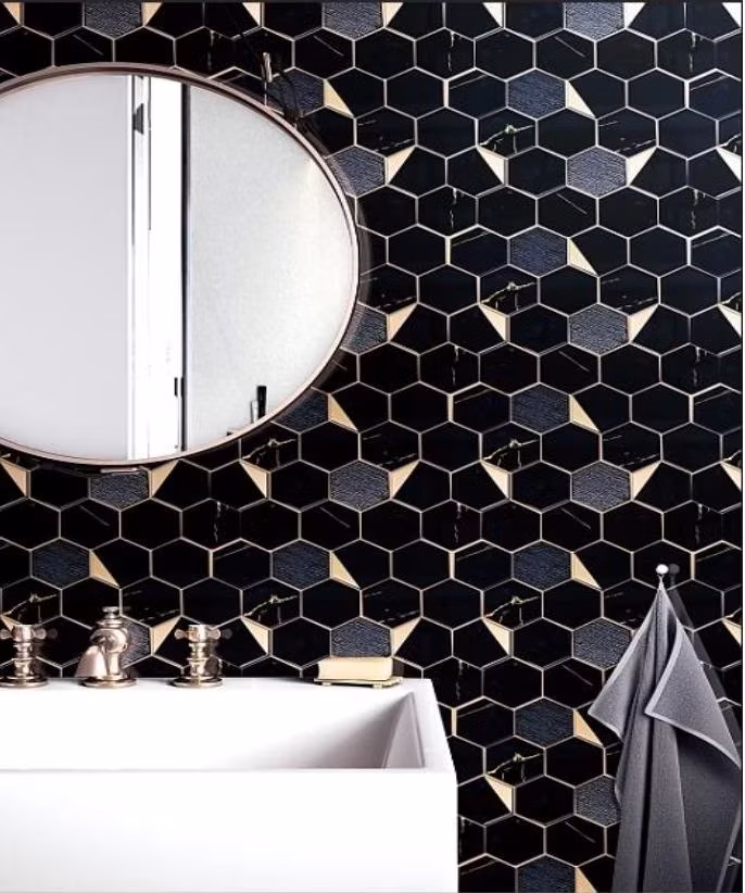 Gạch mosaic thủy tinh hình tam giác: Sự lựa chọn hoàn hảo cho bếp, phòng tắm và hồ bơi hình ảnh 19-description
