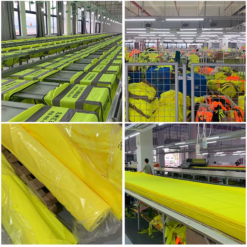 Áo lưới phản quang tùy chỉnh chất lượng cao dành cho nam và nữ với độ sáng tối đa hình ảnh 19-description