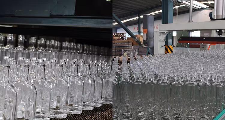 Bán Buôn Bình Thủy Tinh Rỗng Nhãn Cá Nhân 500ml 700ml 750ml Cho Vodka Whisky Brandy Tequila Gin và Rượu Spirits hình ảnh 19-description