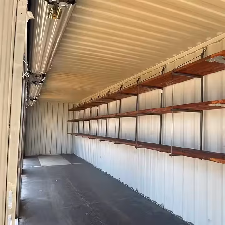 Giải pháp lưu trữ hiệu quả cho không gian ngoài trời bằng nhà kho di động container gấp gọn và nhà prefab hình ảnh 19-description