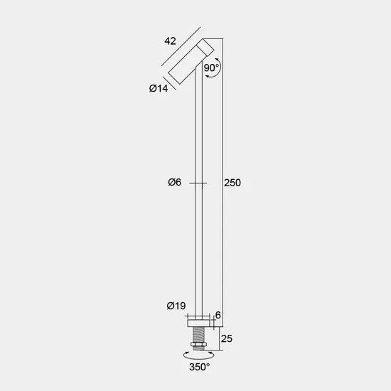 1W Tủ trưng bày trang sức nhỏ gọn với đèn LED